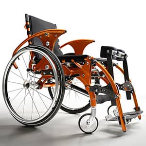 hi-lo active verticalizing wheelchair thumb
